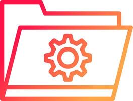 glyph  colour Gradient Circle vector