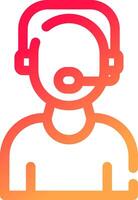 Operator Creative Icon Design vector