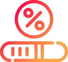 Progress Bar Creative Icon Design vector