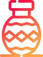 Vase Creative Icon Design vector