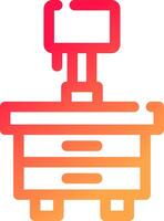 Side Table Creative Icon Design vector