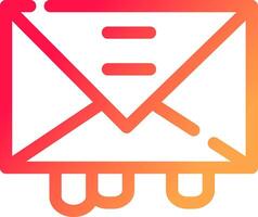 diseño de icono creativo de correo vector