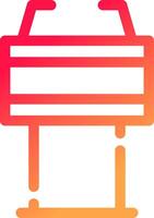 glyph  colour Gradient Circle vector