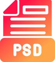 diseño de icono creativo de archivo psd vector