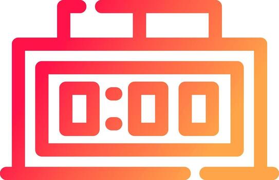 Clock Creative Icon Design vector