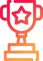 Trophy Creative Icon Design vector