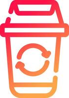 glyph  colour Gradient Circle vector