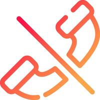 glyph  colour Gradient Circle vector