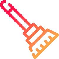 Broom Creative Icon Design vector