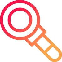 Magnifying Glass Creative Icon Design vector