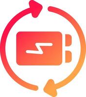 glyph  colour Gradient Circle vector
