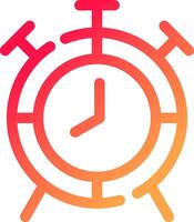 Alarm Clock Creative Icon Design vector