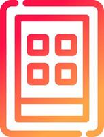 glyph  colour Gradient Circle vector
