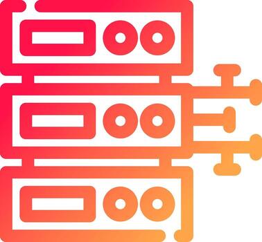 diseño de icono creativo de base de datos vector