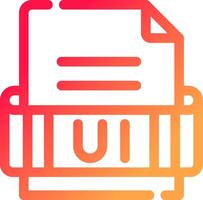 Ui Format Creative Icon Design vector