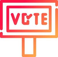 Vote Creative Icon Design vector