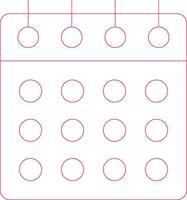 Calendar Creative Icon Design vector