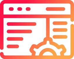 glyph  colour Gradient Circle vector