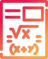 glyph  colour Gradient Circle vector