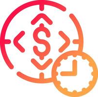 glyph  colour Gradient Circle vector