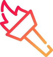 Torch Creative Icon Design vector