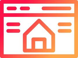 Property Sale Creative Icon Design vector