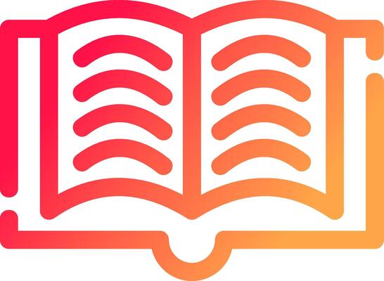 Open Book Creative Icon Design