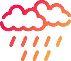 Rainy Day Creative Icon Design vector