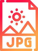 Jpg File Creative Icon Design vector