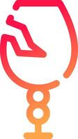 glyph  colour Gradient Circle vector