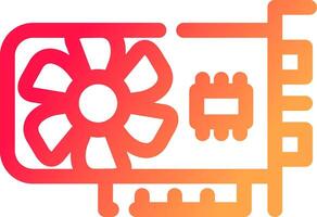 glyph  colour Gradient Circle vector
