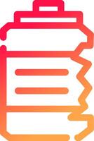 glyph  colour Gradient Circle vector