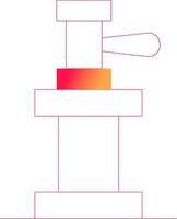 glyph  colour Gradient Circle vector