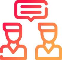 Meetings Creative Icon Design vector