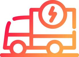 Van Service Creative Icon Design vector