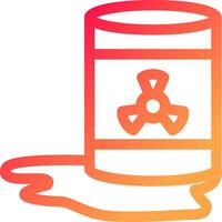 Toxic Waste Creative Icon Design vector