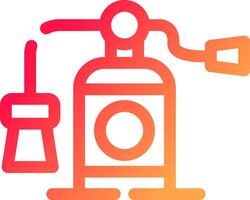 Fire Extinguisher Creative Icon Design vector