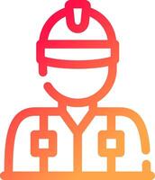 Worker Creative Icon Design vector