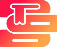 glyph  colour Gradient Circle vector