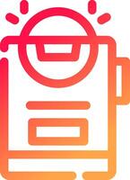glyph  colour Gradient Circle vector