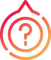 Question Creative Icon Design vector