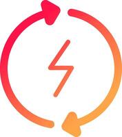 glyph  colour Gradient Circle vector