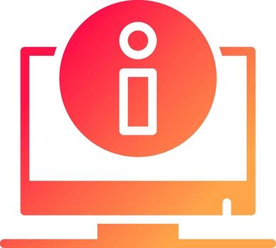 Digital Information Creative Icon Design vector