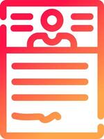 glyph  colour Gradient Circle vector