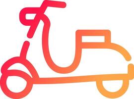 Scooter Creative Icon Design vector
