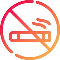 Smoking Area Creative Icon Design vector