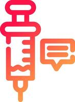 Syringe Creative Icon Design vector