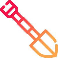 Shovel Creative Icon Design vector