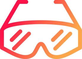 Lab Glasses Creative Icon Design vector