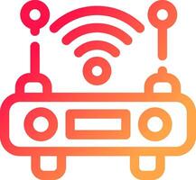 WiFi Router Creative Icon Design vector